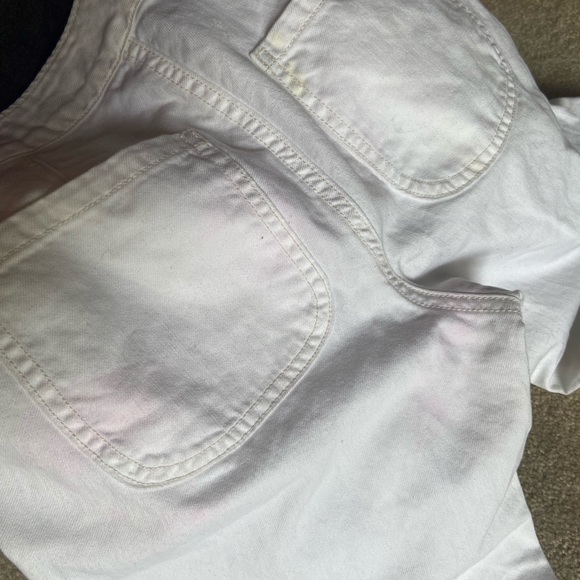 Old Navy White Wide Leg Pants- Size 0 - Picture 2 of 6